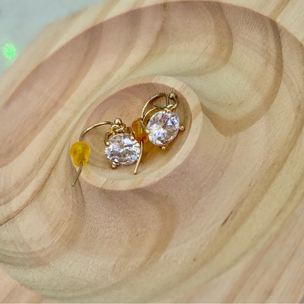 NEW Gold and Crystal Earrings
